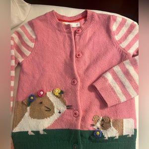 Mini boden sweater jacket 2/3y